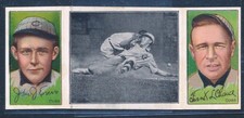 1912 T202 Hassan: EVERS MAKES A SAFE SLIDE Evers/Chance, Cubs ~ VG+    SAD STORY