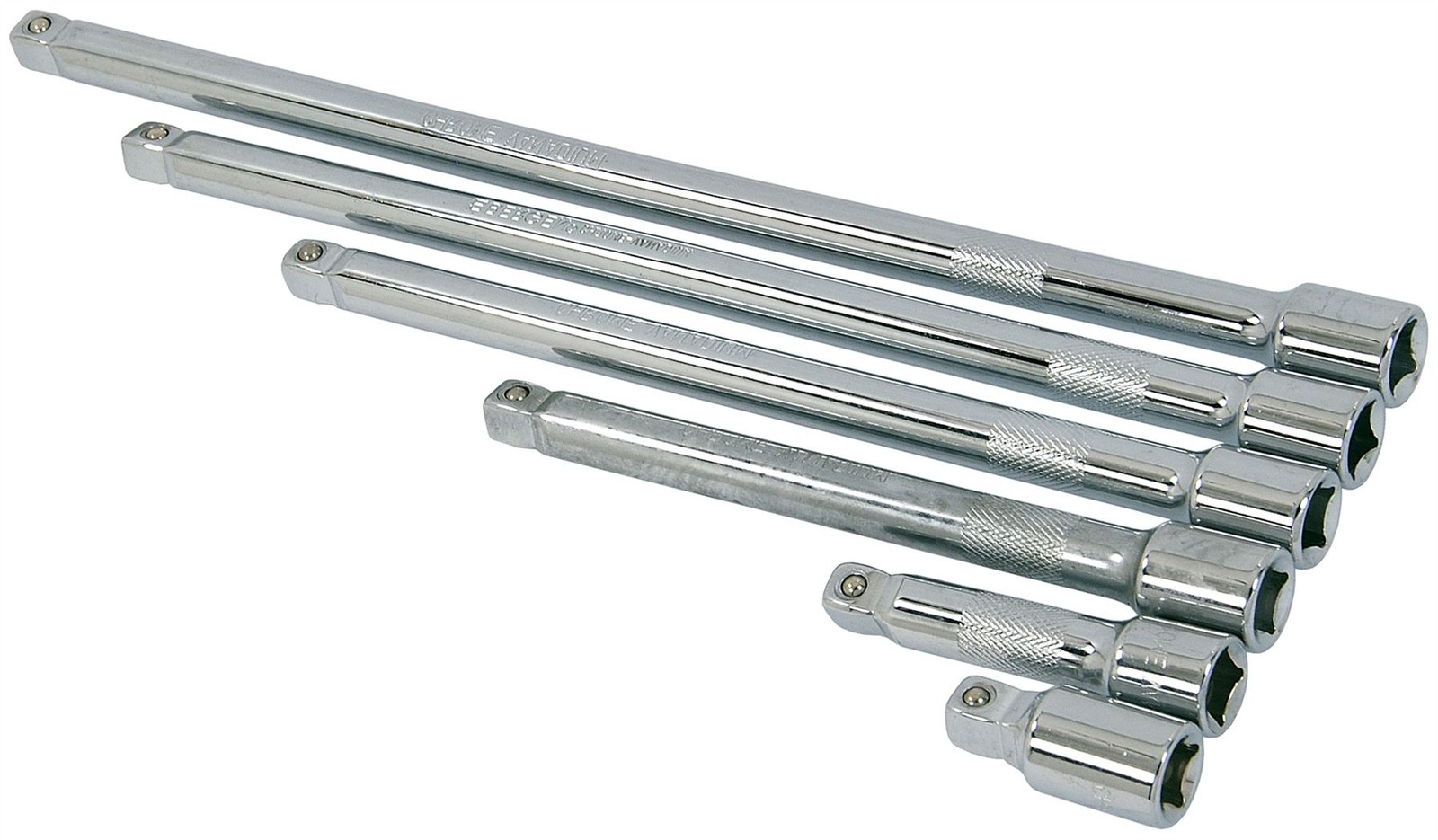 6PC 3/8IN DR EXTENSION BAR SET 38 75 150 200 250 300mm Long - Image 6