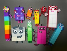 NUMBER BLOCKS FRIENDS One TO TEN Figures Posable Arms Hand2mind 2025 FULL SET