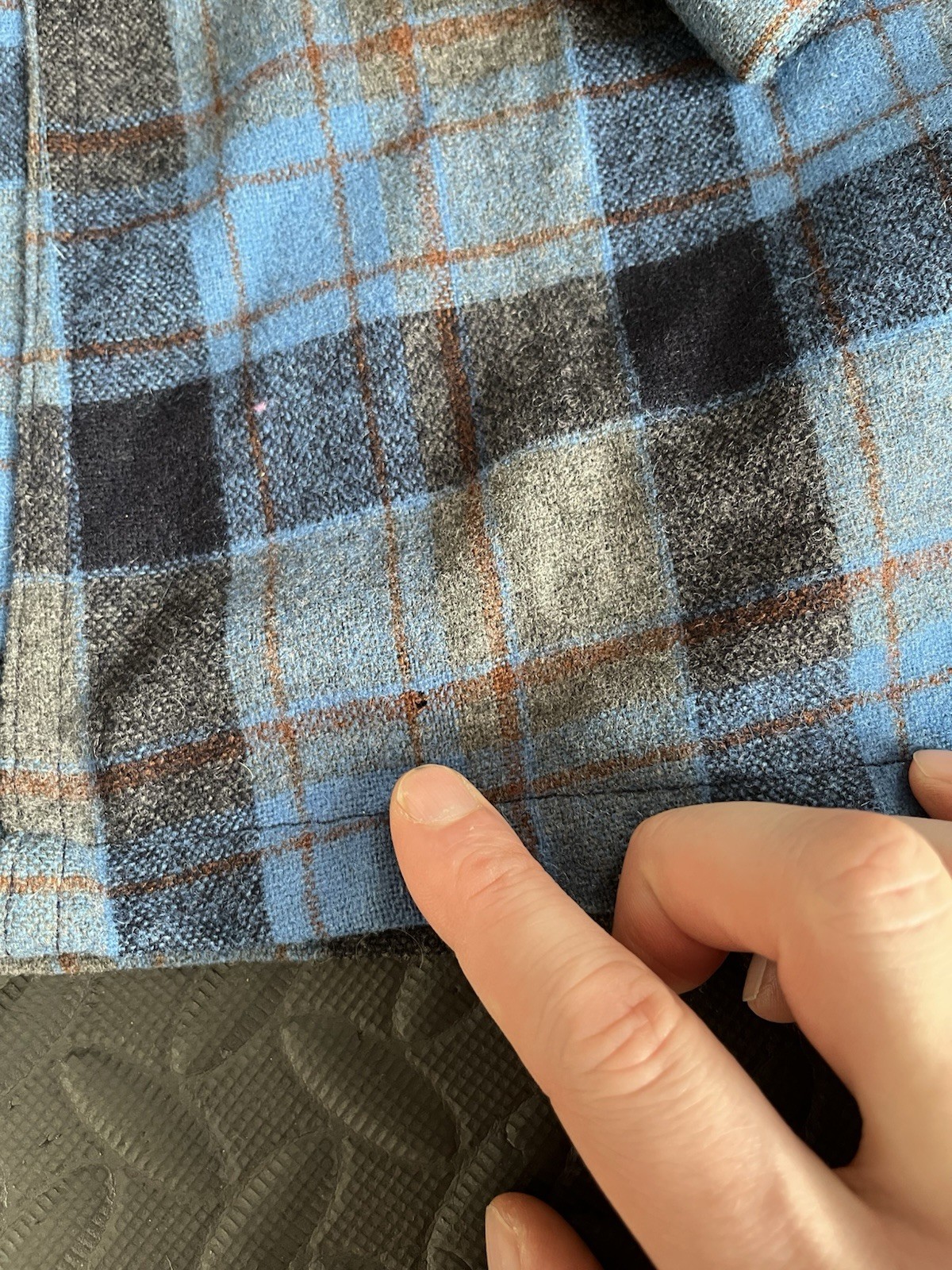 Vintage Pendleton 100% Virgin Wool Loop Collar Fl… - image 5