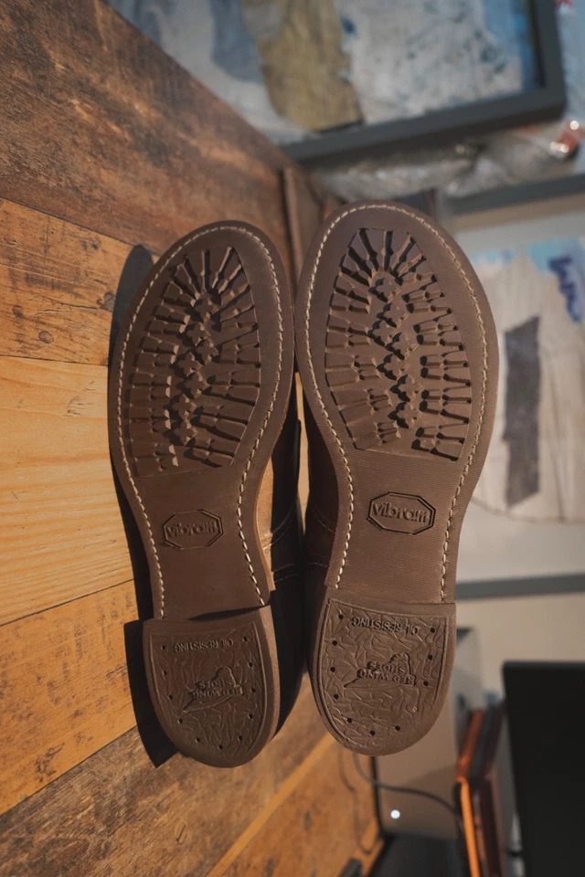 Red Wing Iron Ranger 8085 Heritage Brown Leather Boots Copper Rough Tough UK 10 - Image 4 of 4