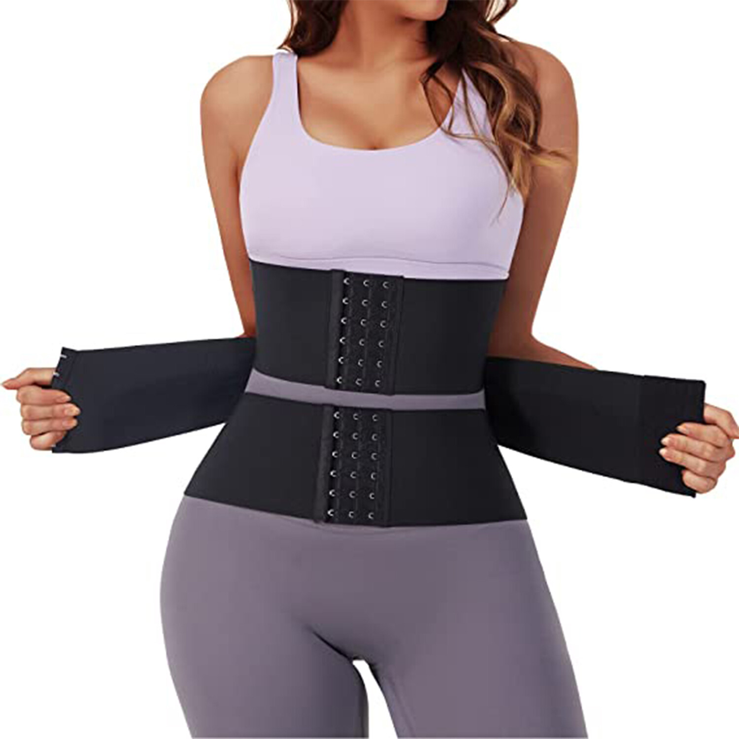 Fajas Reductoras Colombianas High Waist Trainer Long Torso Cincher Body