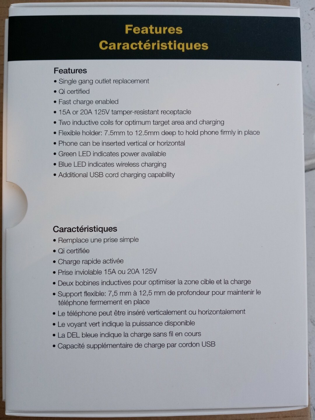 Hubbell 20 Amp Duplex  Outlet Type A and C Wireless Charger USB WHITE USB2028AC