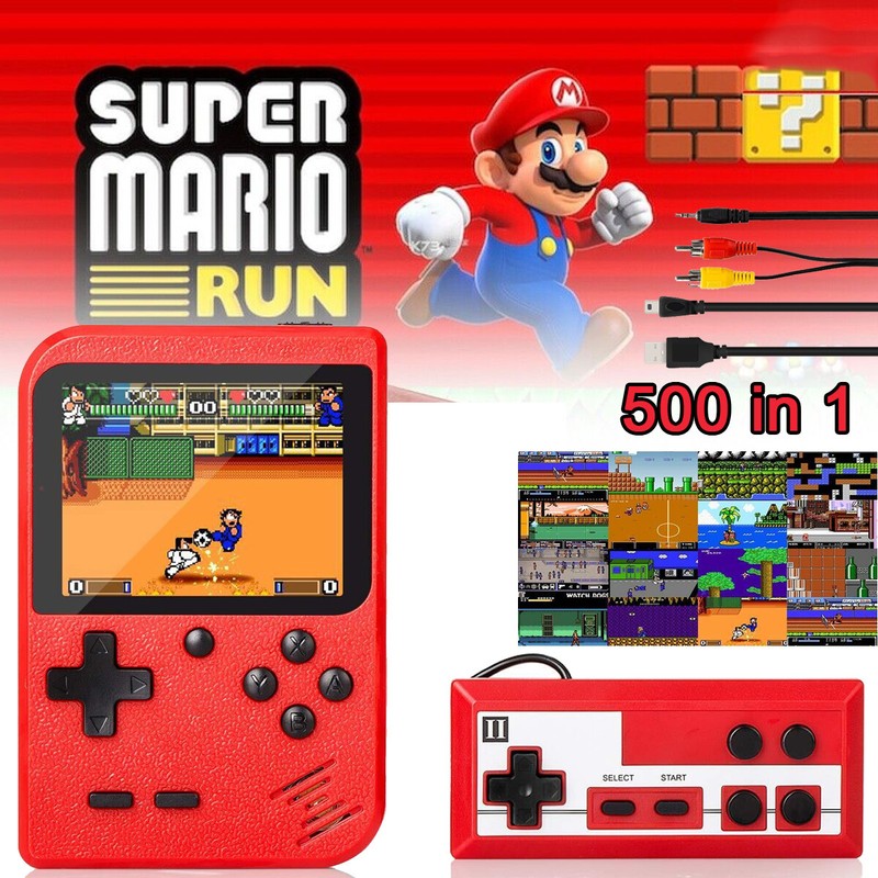 Handheld Game Console Retro 400 Classic FC Video Games Portable Player Kids Gift