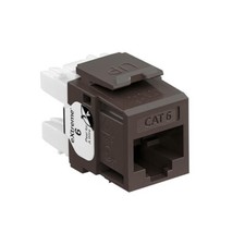 Leviton 61110-RB6 Extreme Cat 6 UTP Quickport Jack Brown