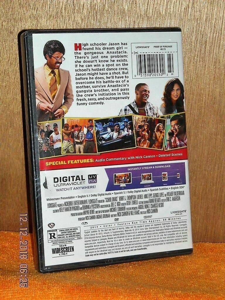 School Dance (DVD 2014) Tiffany Haddish Patrick Warburton Kat