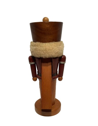 Vintage Erzgebirgische Volkskunst Wood Nutcracker German Handcrafted Soldier 10” - Picture 7 of 9