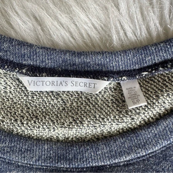 UNDERCOVER Abito maglione Victoria’s Secret tessuto spugna blu mezza manica preppy primavera piccolo