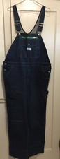 NWT Liberty Men Denim BIB Overalls Blue Flex Comfortable Cotton Blend Stonewash