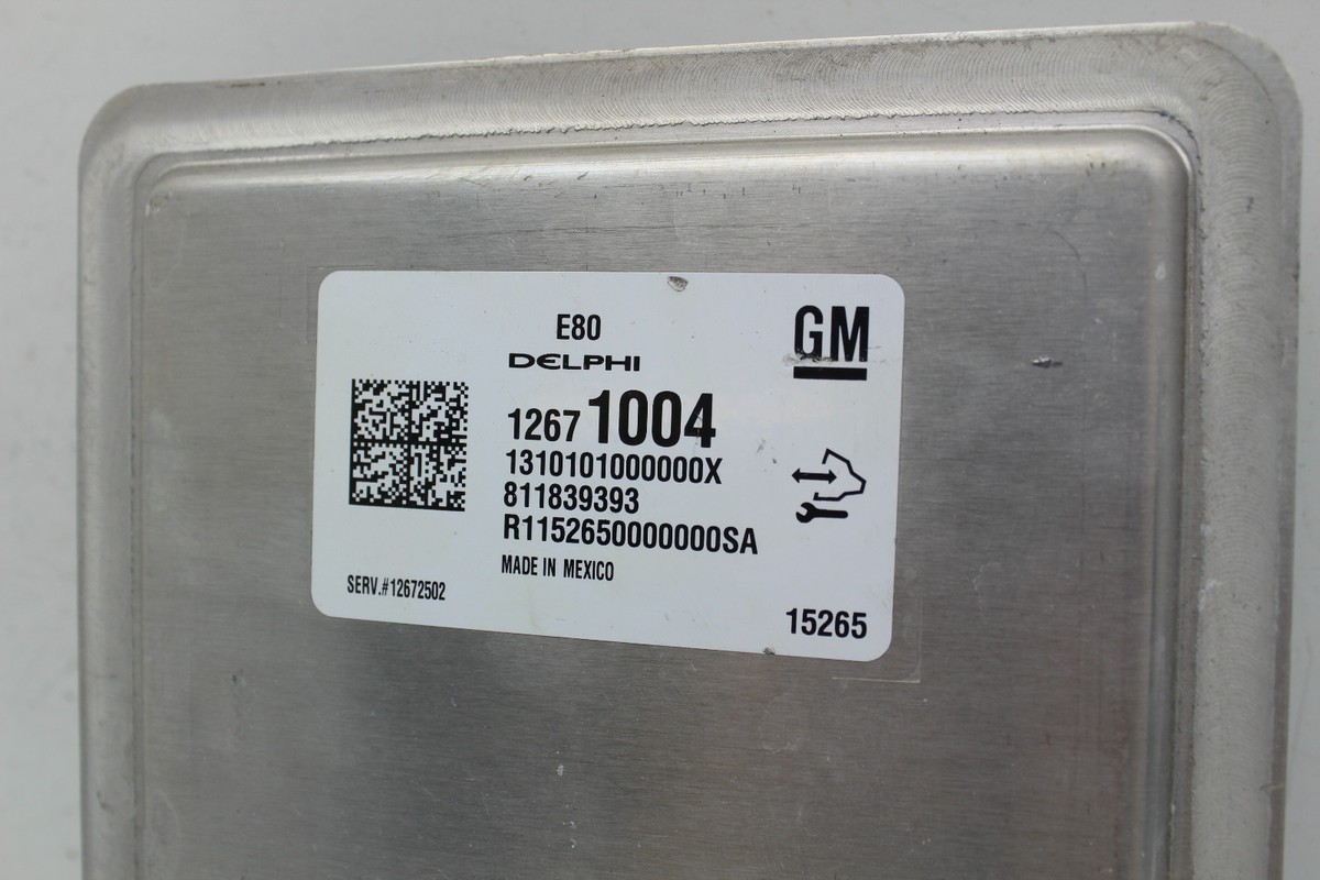 16 Chevrolet Malibu 12672502 Computer Brain Engine Control ECU ECM 