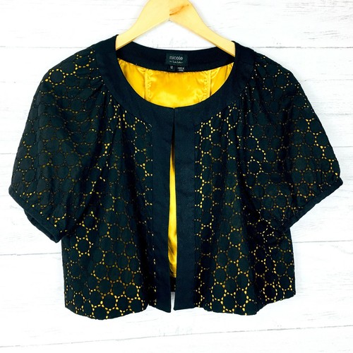 black and gold bolero