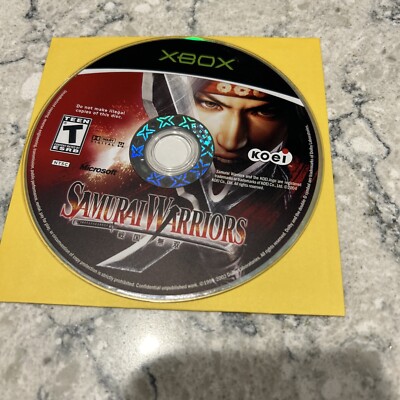 Samurai Warriors (Microsoft Xbox, 2004) Original Xbox. Disc Only. Tested 