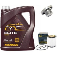 MotoröL Set 5W40 5 Liter + ÖLfilter + ÖLablassschraube FüR BMW 3Er 316 318I E46