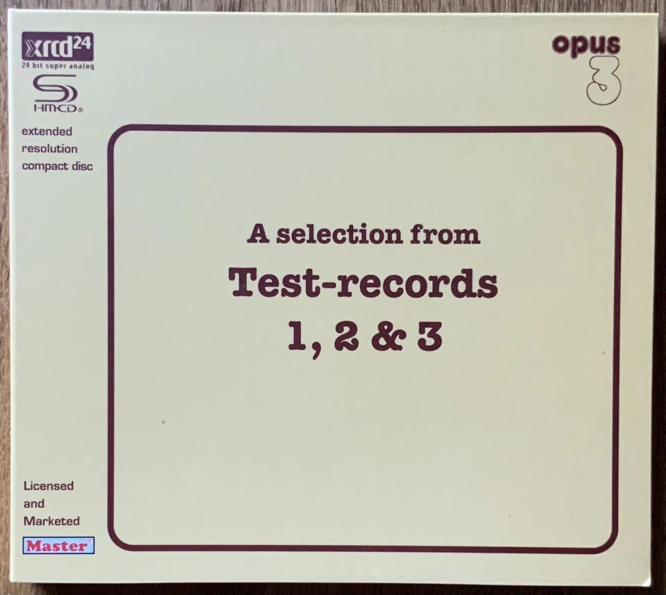 Opus 3 - A Selection From Test-records 1, 2 & 3 xrcd