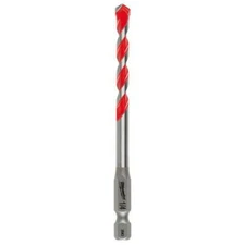 Milwaukee Shockwave 1/4 in. X 4 in. L Carbide Hammer Drill Bit Hex Shank