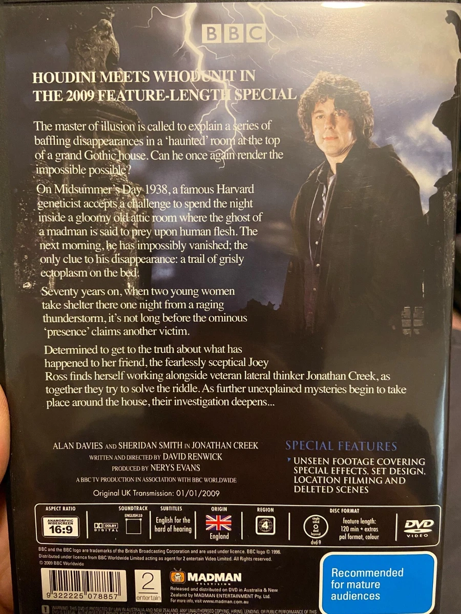 Jonathan Creek - The Grinning Man region 4 DVD (BBC drama tv show special)  9322225078857 | eBay