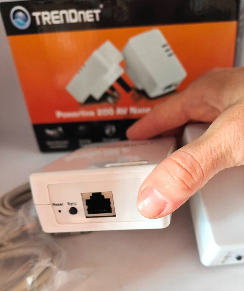Trendnet Powerline 200AV Nano Adaptor Kit Ethernet Auto Connect - Image 3 of 4