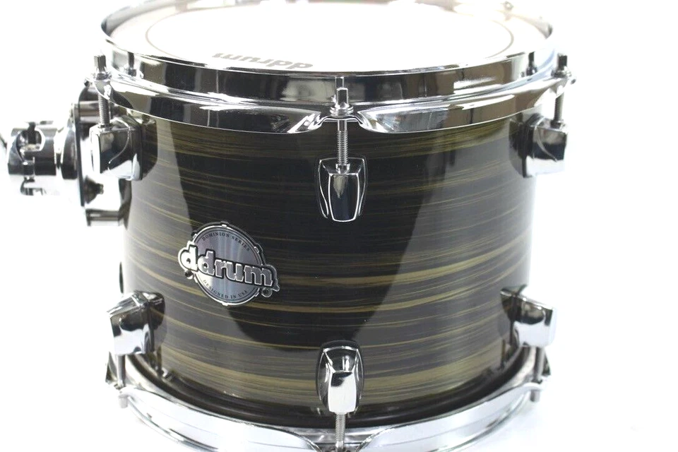 ddrum Dominion Birch 10 x 8 Rack Tom Drum - Brushed Olive Metallic NEW #R5206 - Image 4 of 4