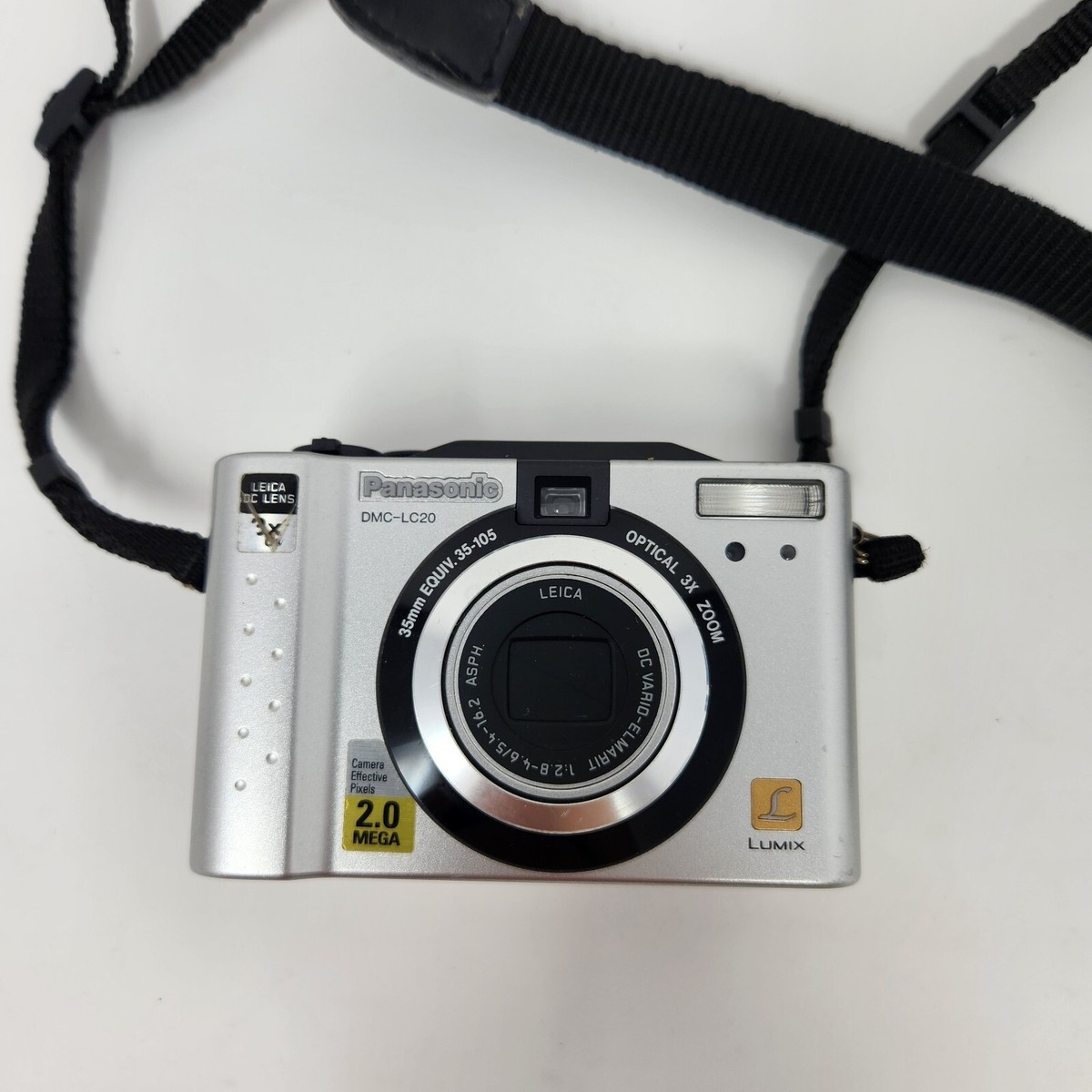 Panasonic LUMIX DMC-LC20 3x Zoom Silver Digital Camera w