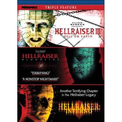 Hellraiser III: Hell on Earth  Hellraiser IV: Bloodline  Hellraiser V:  - GOOD