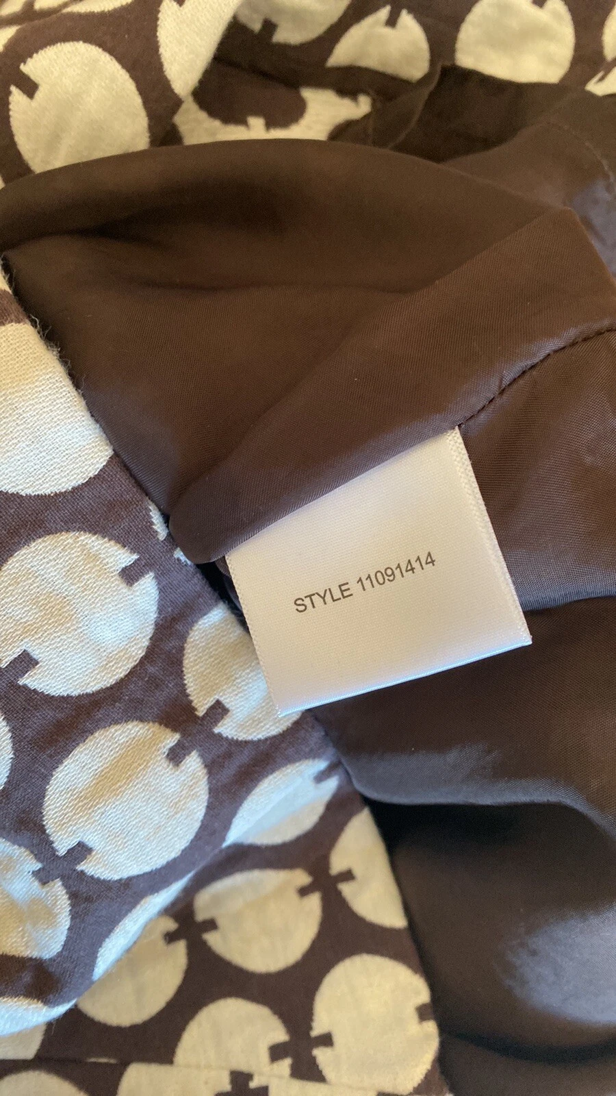 Abito tubino senza maniche stile derby Tory Burch taglia 2