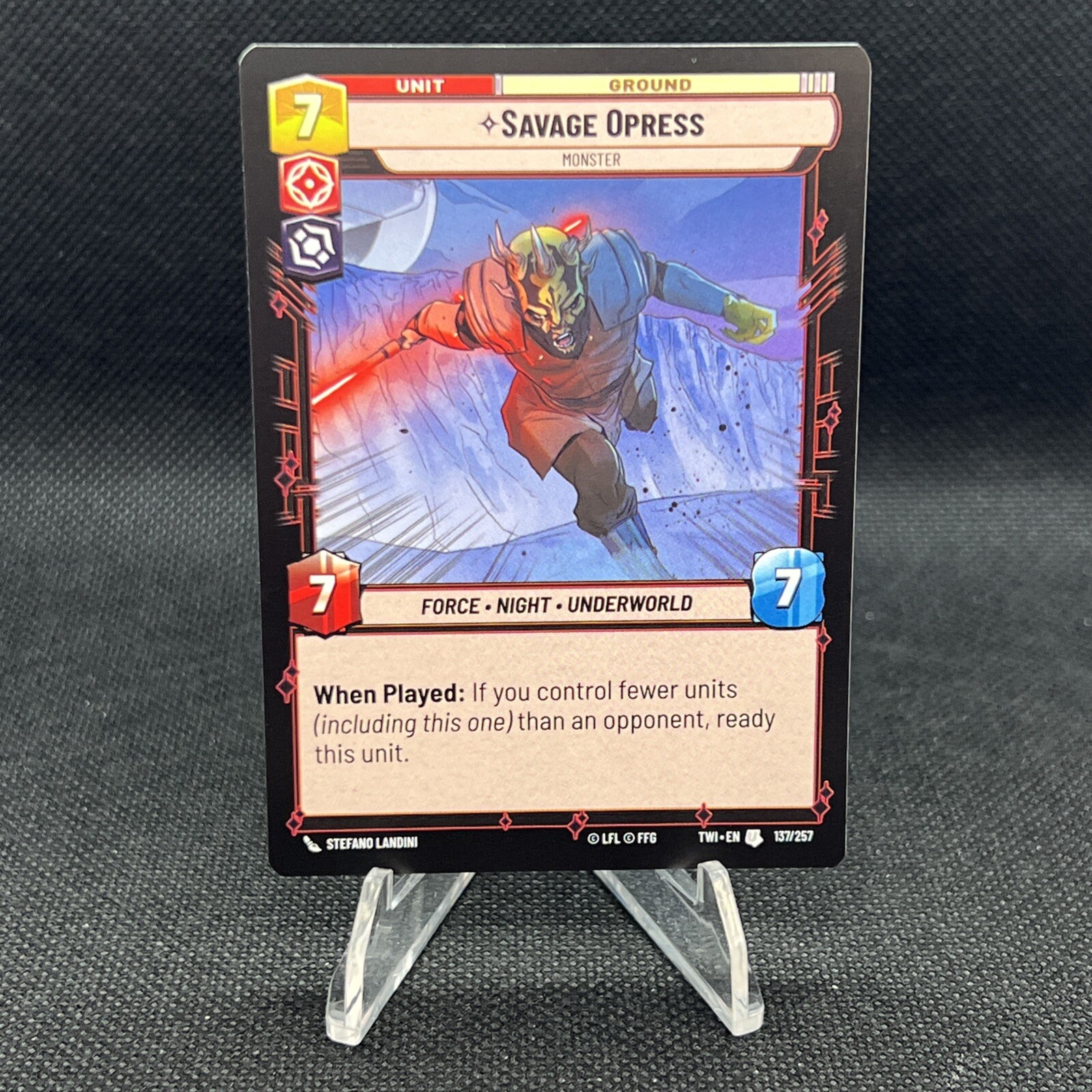 SAVAGE OPRESS - MONSTER Twilight of the Republic #137 TWI(NM+)(SWU)