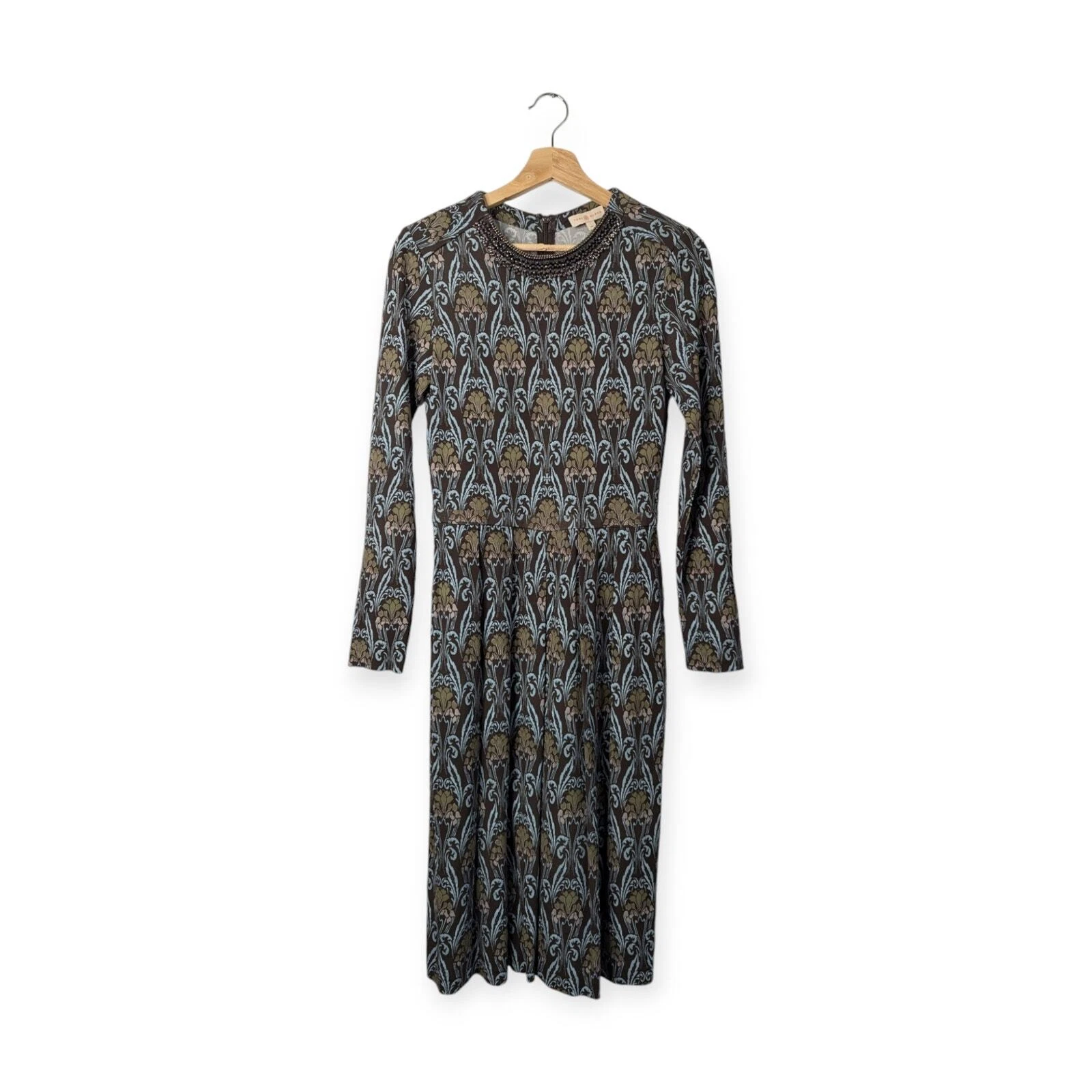 Abito Lulu Tory Burch Marrone Stampa XS