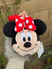 Tokyo Disney Minnie Mouse plush crossbody bag plush bag purse new