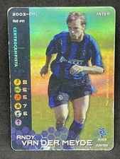 FOOTBALL CHAMPIONS TCG 2003-04 ANDY VAN DER MEYDE HOLO 029/100 PL