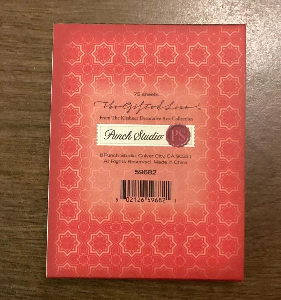 PUNCH STUDIO MINI POCKET NOTEPAD MAGNET CLOSURE BUTTERFLY NOS - Image 3 of 4