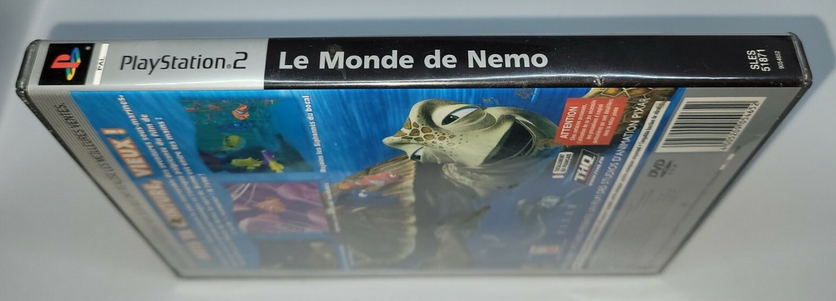 Jeu PS2 Le Monde De Nemo - Version Platinium, Complet Avec Boîtier Et Notice, Bon état