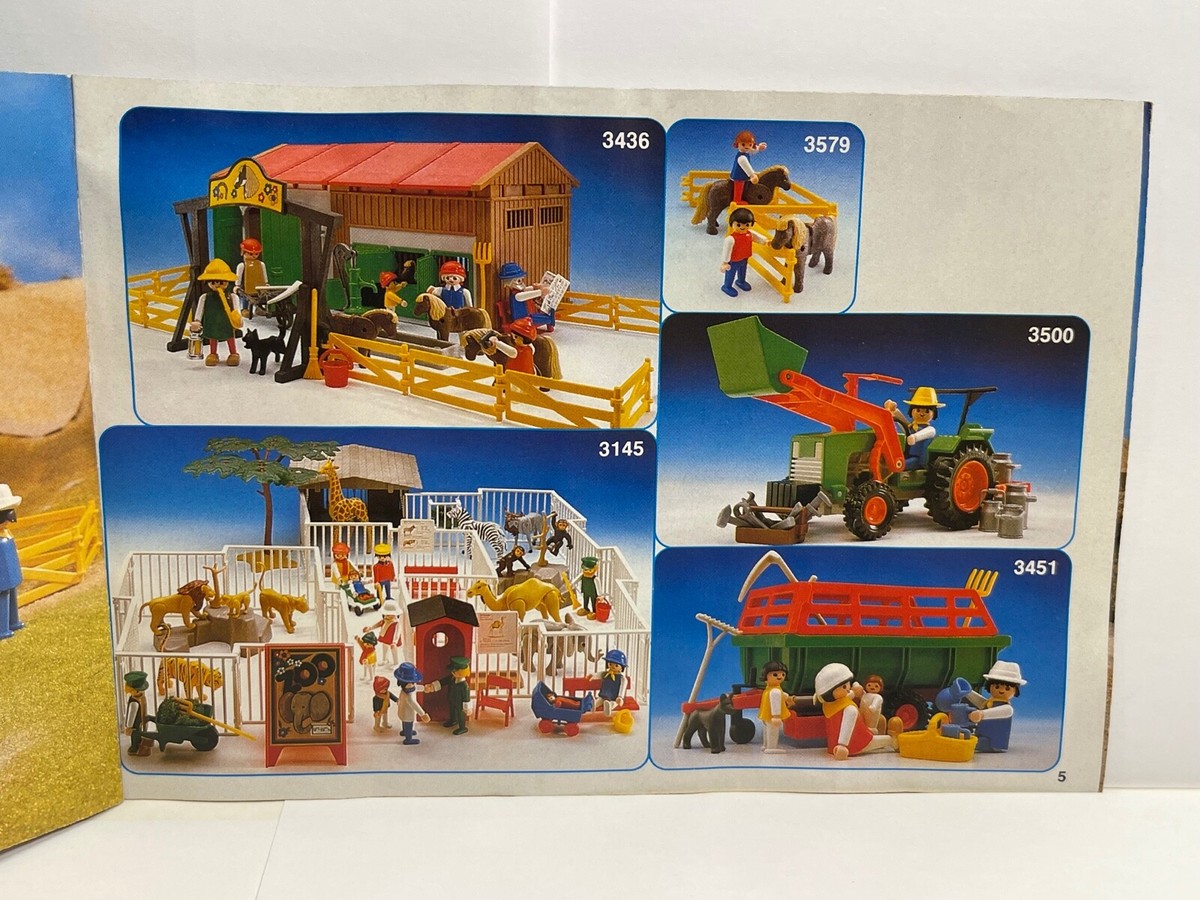 Catalogue Playmobil Vintage Années 80-90 - Rare Et En Bon état - Occasion