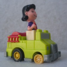 McDonald's Peanuts Lucy im Auto 1989 mit Rückzugmotor Vintage Mc Donalds