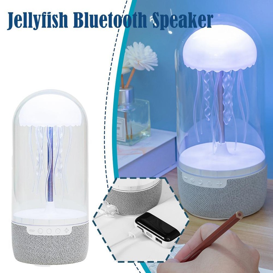 Creative Jellyfish Bluetooth Speaker Colorful Night Light Atmosphere