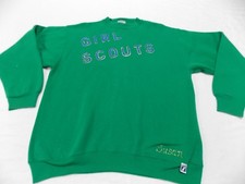 VTG Logo 7 Homemade Girl Scouts Crewneck Sweatshirt Large