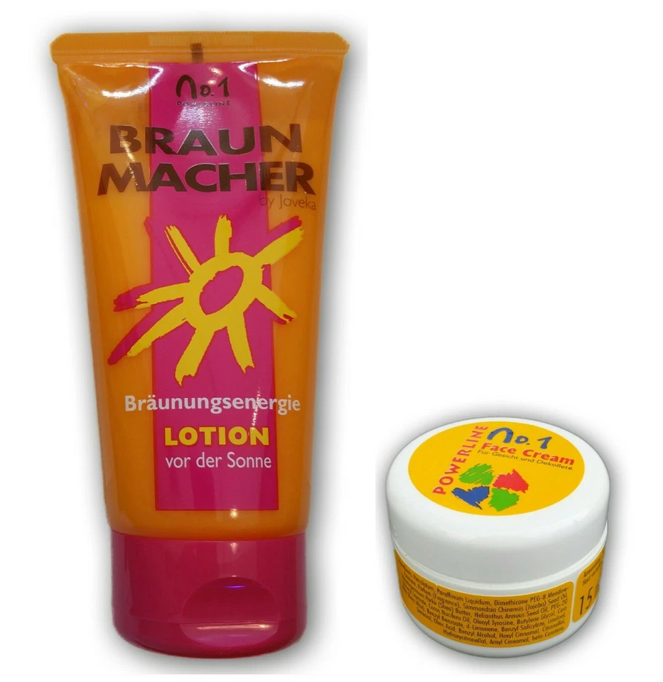 Joveka/Braunmacher&Face Cream "Kit" 165ml/Solariumkosmetik/Bräunungslotion