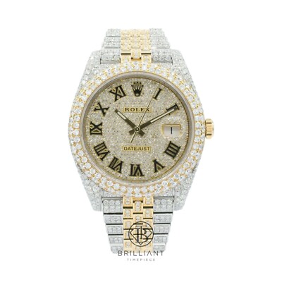 Rolex Datejust II 41mm 126333 Iced Out Watch CT