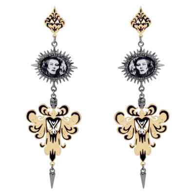 DISNEY PARKS HAUNTED MANSION LEOTA CAMEO CHANDELIER EARRINGS