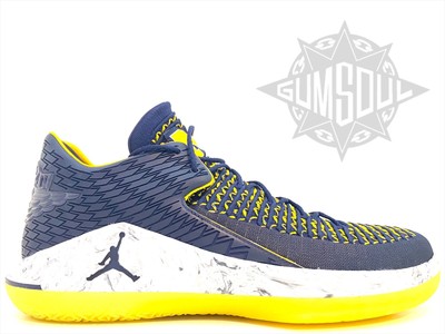 jordan university of michigan air jordan xxxii low basketball shoes