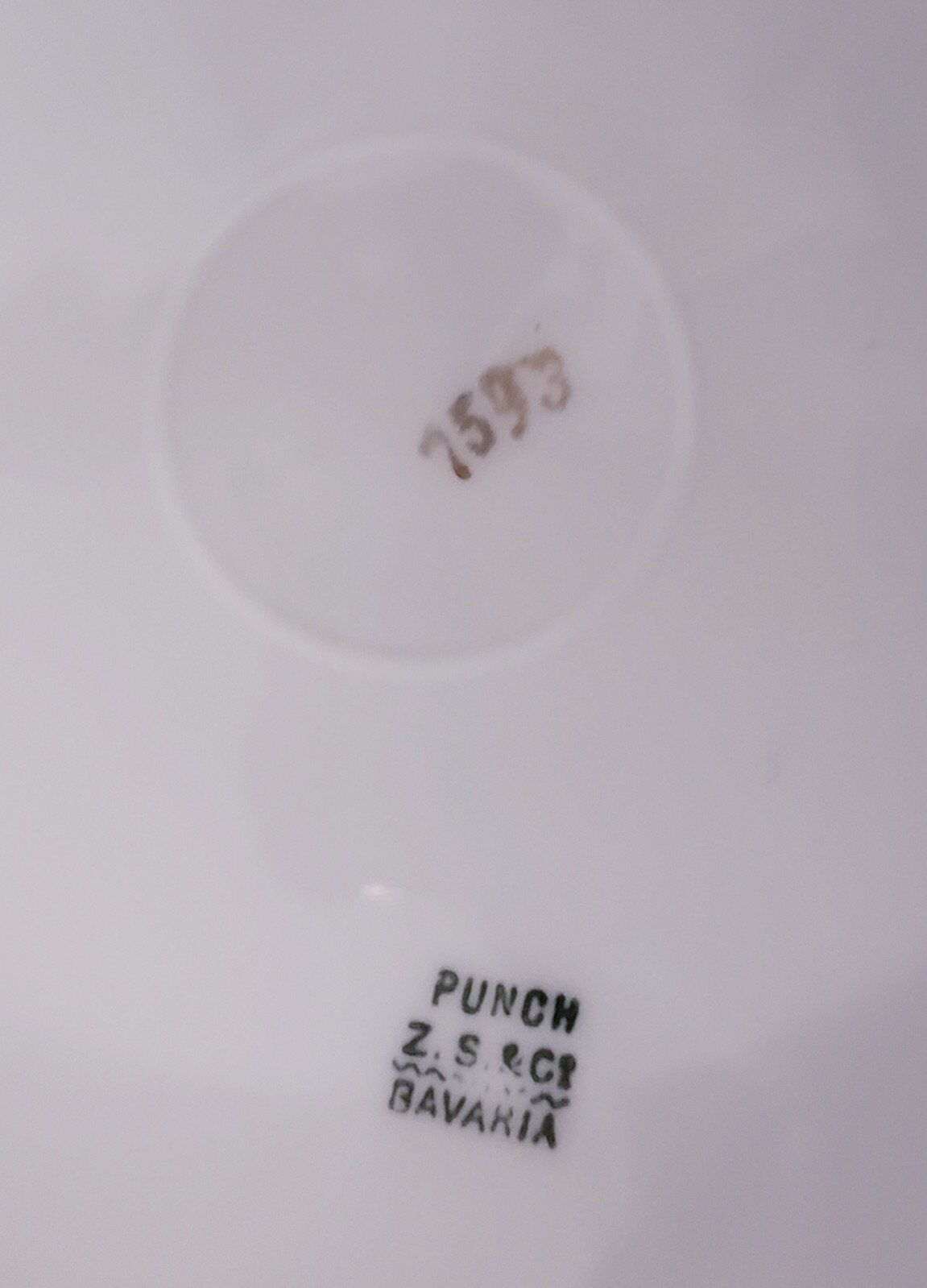 Vintage Decorative DEER STAG 81/2" PLATES 14K Trim, Punch Z S & C