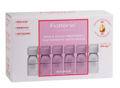 Foltene Hair Loss Treatment for Woman , 12 ampoules x 6ml