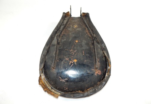 1970's MOTORCYCLE SADDLE SEAT BLACK L=18" W=10" DUCATI MORINI BETA VINTAGE ITALY - Picture 7 of 8