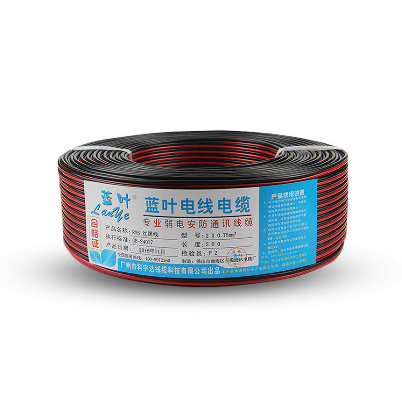 Cavo Per Altoparlanti 2 Core 1mm², Bianco/nero E Rosso/nero, Per Auto, Barca, Audio 12V