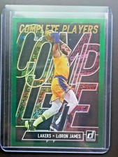 2019-20 Donruss LeBron James COMPLETE PLAYERS 16 GREEN FLOOD HOLO