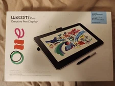 Wacom One 13.3 inch Graphics Tablet - Flint White (DTC133W0A)
