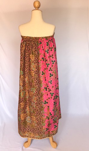 Women's Long Skirt Thai Batik Sarong Lungi Put on A Shower Stitched Big Size XL - Picture 21 of 108