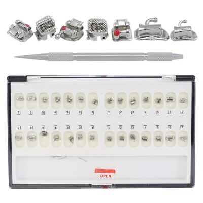 Dental Brackets Orthodontic Self Ligating Braces Metal Roth 022 3 Hook DAMON Q