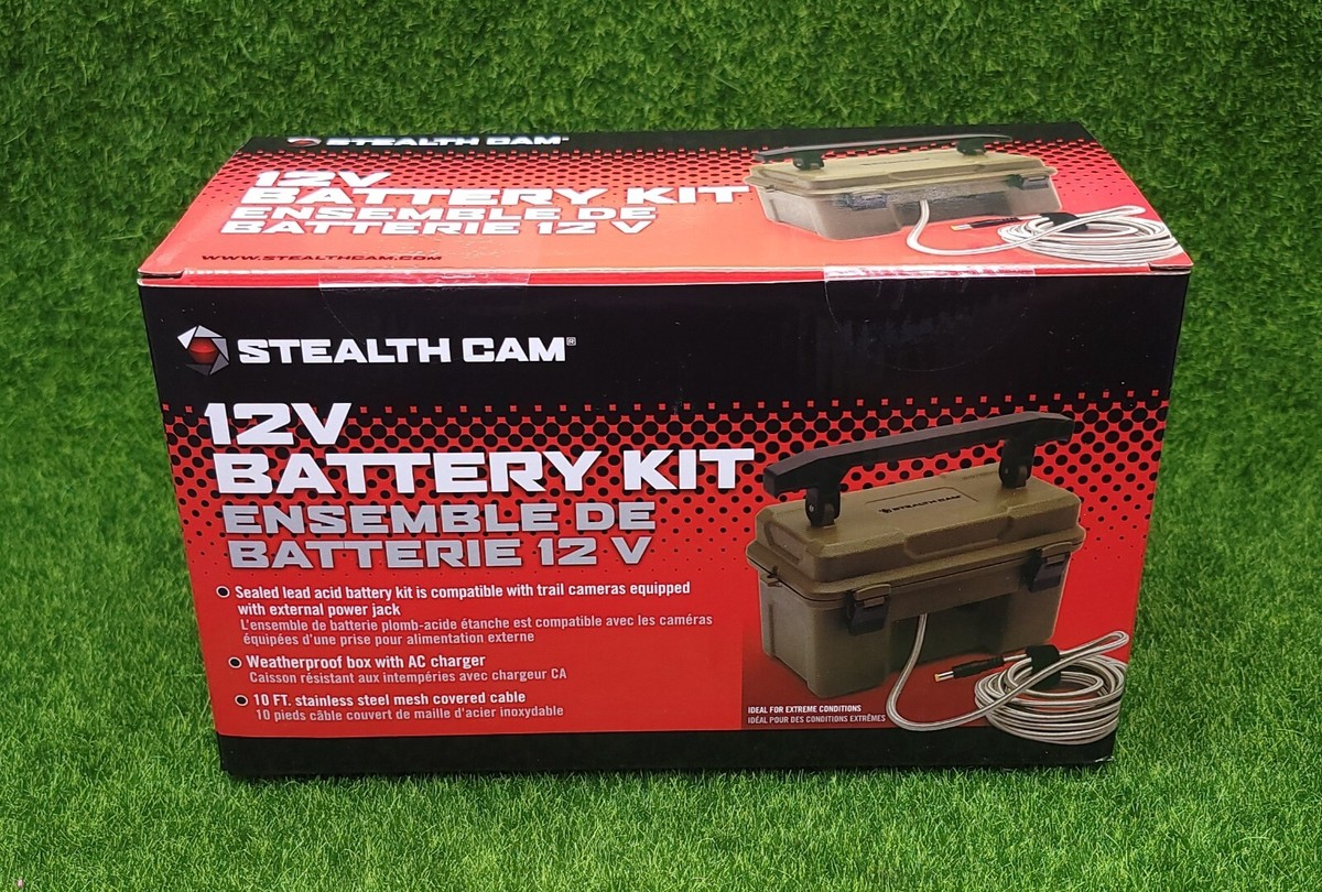 StealthCam 12V Portable Battery Camera Accessory Power Travel Kit