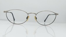 Vintage Altair Eyewear Gray Metal Oval Sunglasses FRAMES ONLY Italy