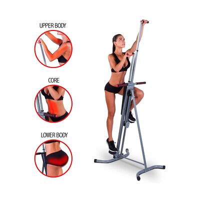 MaxiClimber トレーニングマシーン MaxiClimber Vertical Climber Combines Resistance Training and High